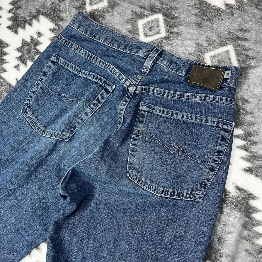 VTG Silver Jeans Co. Medium Wash Bootcut Button Fly Denim Made in Canada 28x33